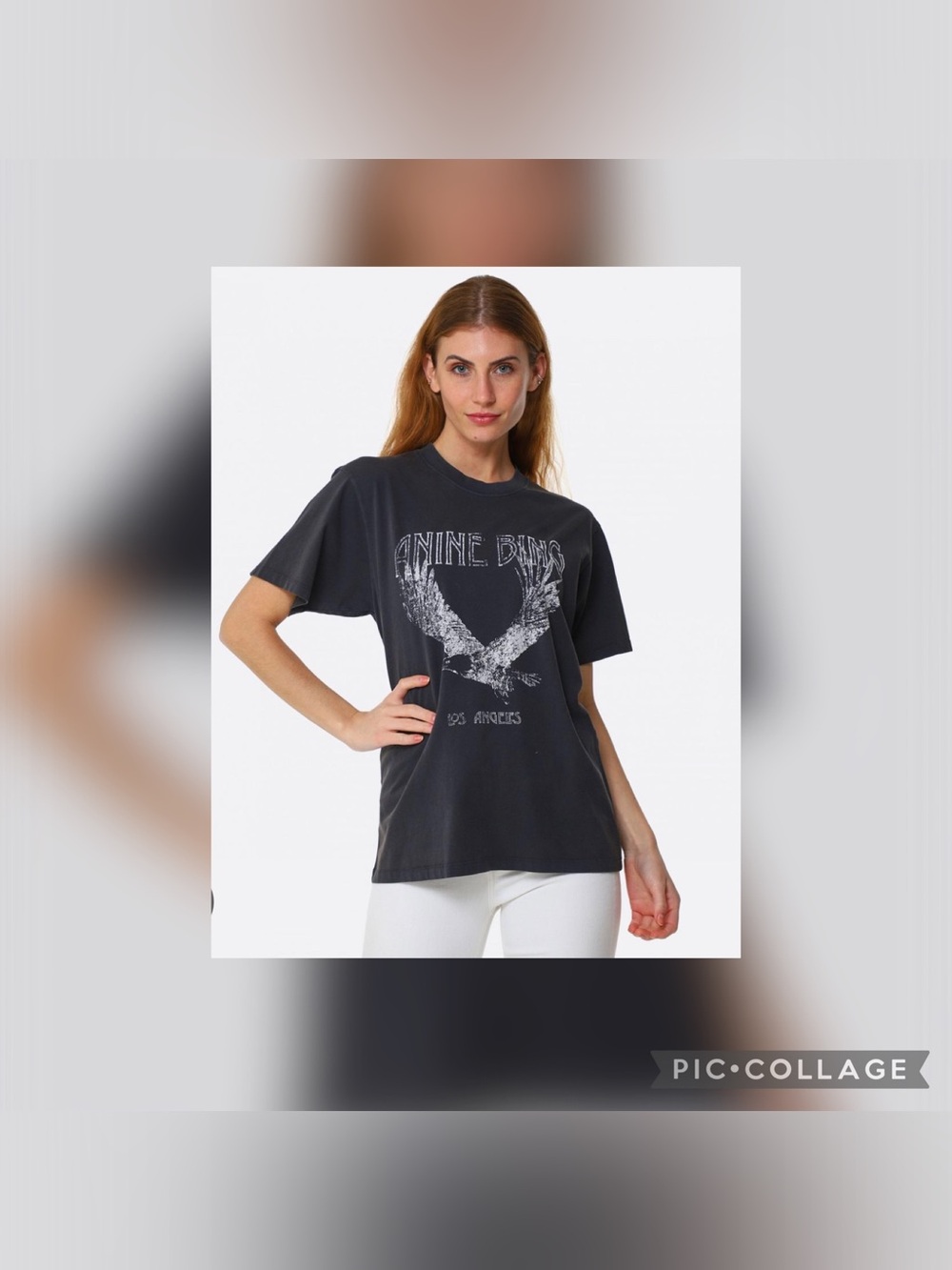 Anine Bing Vintage Eagle Tee